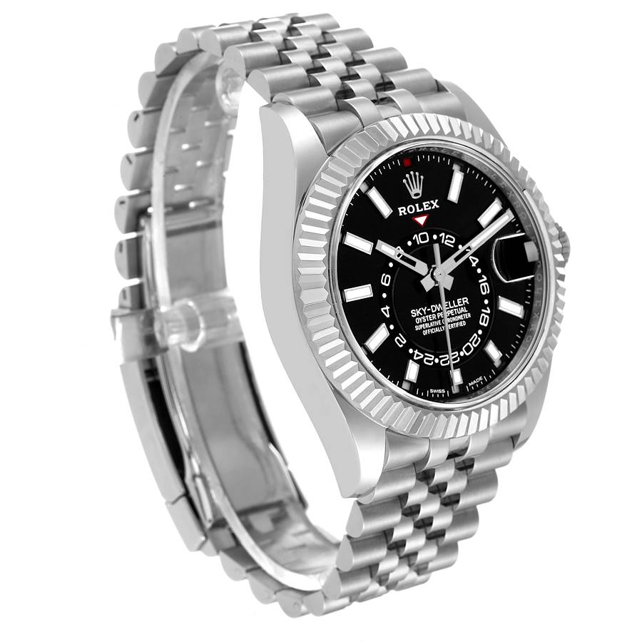 Black Dial Watch - Silver-42MM