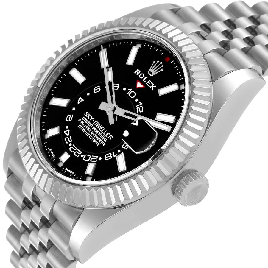 Black Dial Watch - Silver-42MM