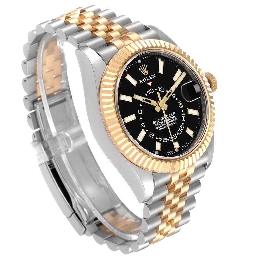 Black Dial Watch - Gold-42MM