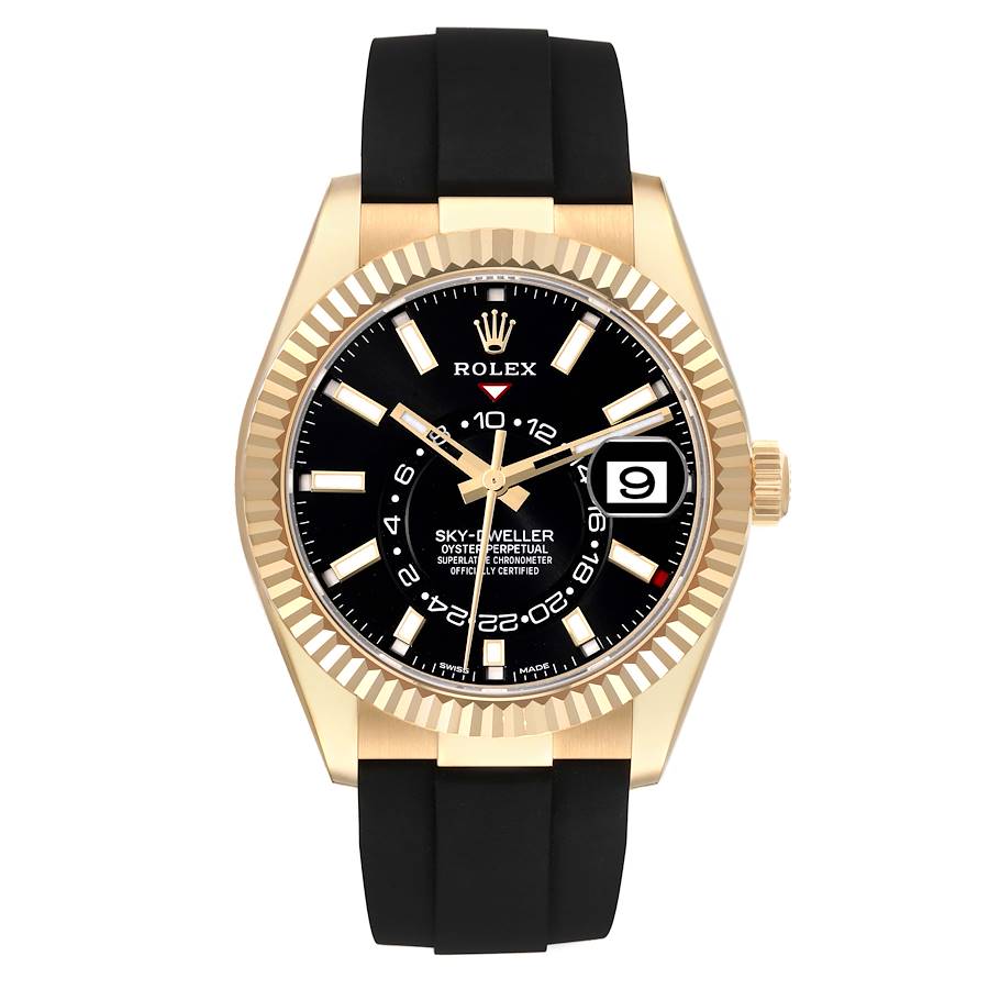 Black Dial Watch - Black-42MM