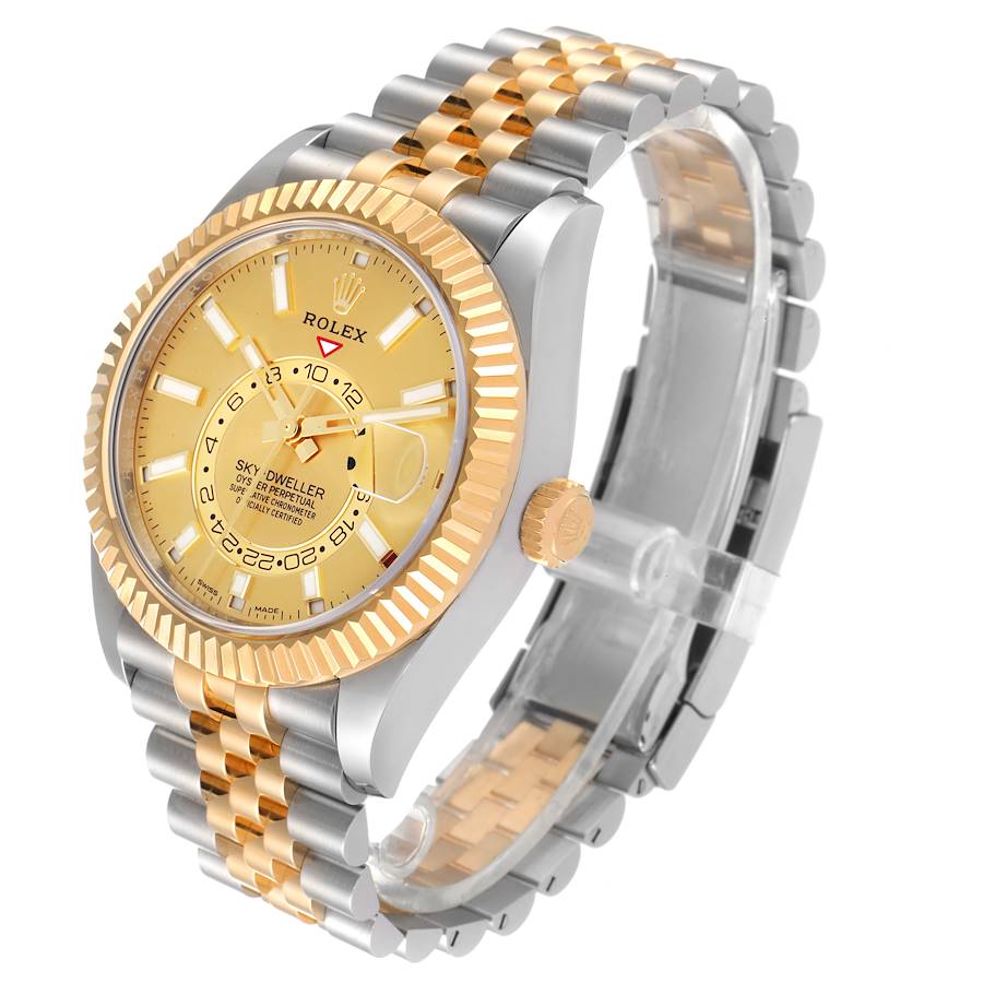 Champagne Dial Watch - Gold-42MM