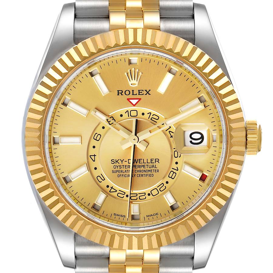 Champagne Dial Watch - Gold-42MM