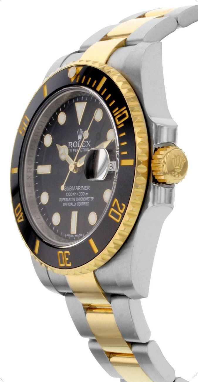 Black Dial Watch - Gold-40MM