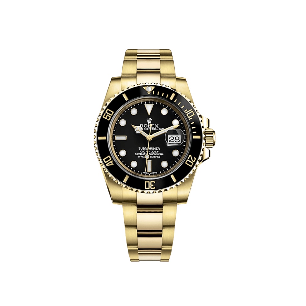 Black Dial Watch - Gold-40MM