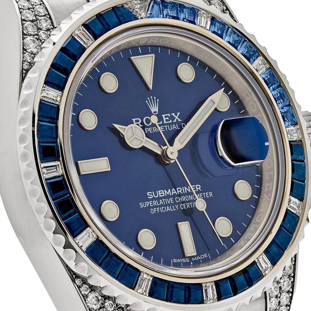 Dark Blue Dial Watch - Silver-40MM