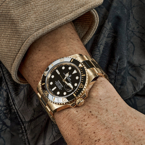 Black Dial Watch - Gold-41MM