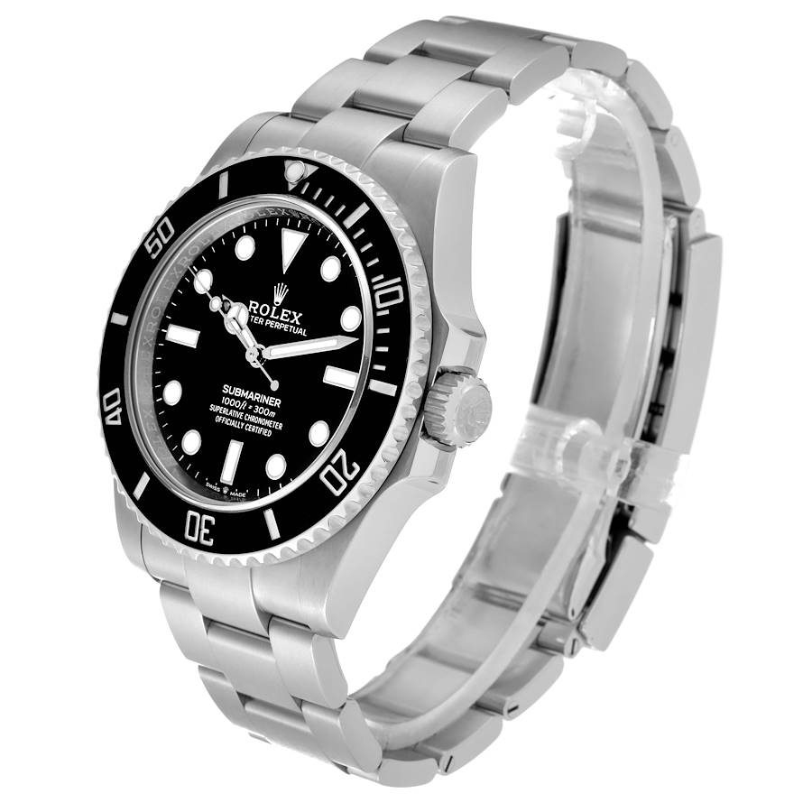 Black Dial Watch - Silver-41MM