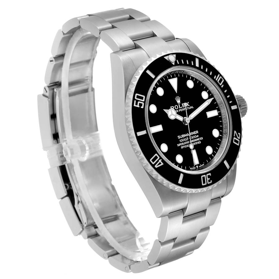 Black Dial Watch - Silver-41MM