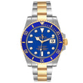 Blue Dial Watch - Gold-40MM
