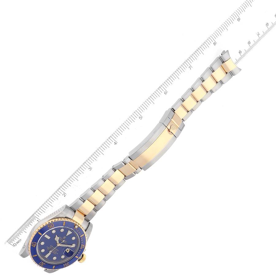 Blue Dial Watch - Gold-40MM