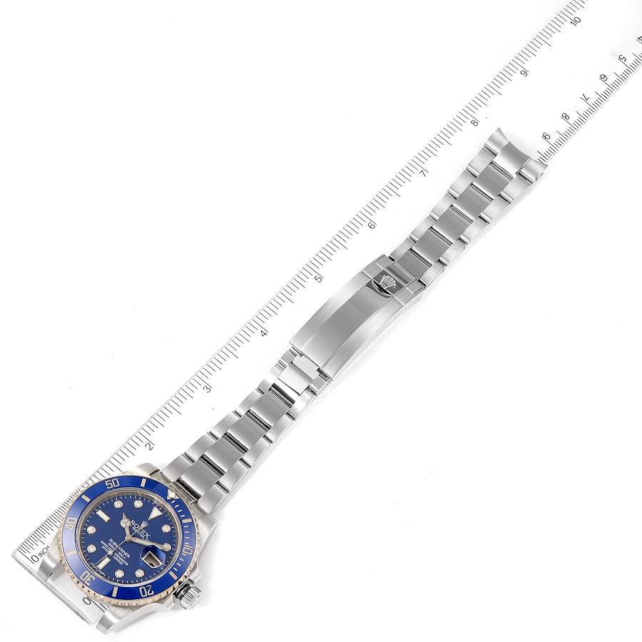 Dark Blue Dial Watch - Silver-40MM