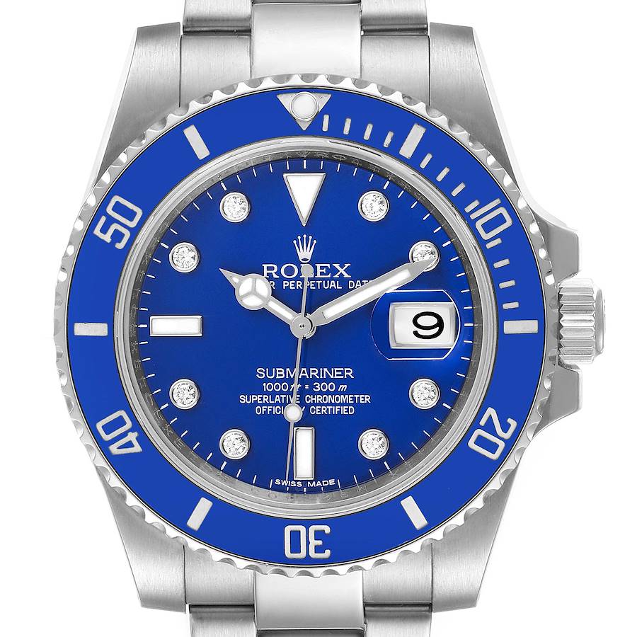 Dark Blue Dial Watch - Silver-40MM