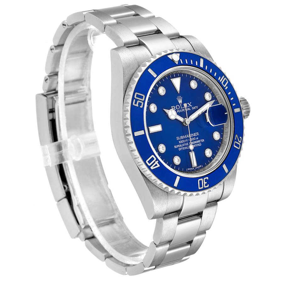 Dark Blue Dial Watch - Silver-40MM
