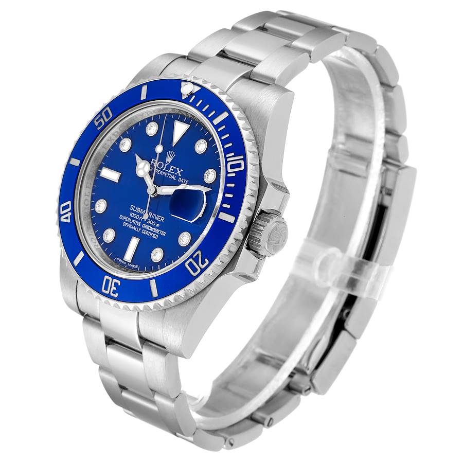 Dark Blue Dial Watch - Silver-40MM