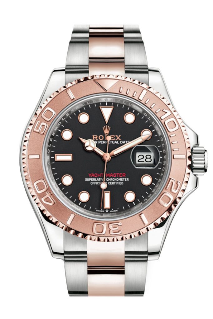 Black Dial Watch - Gold-337MM