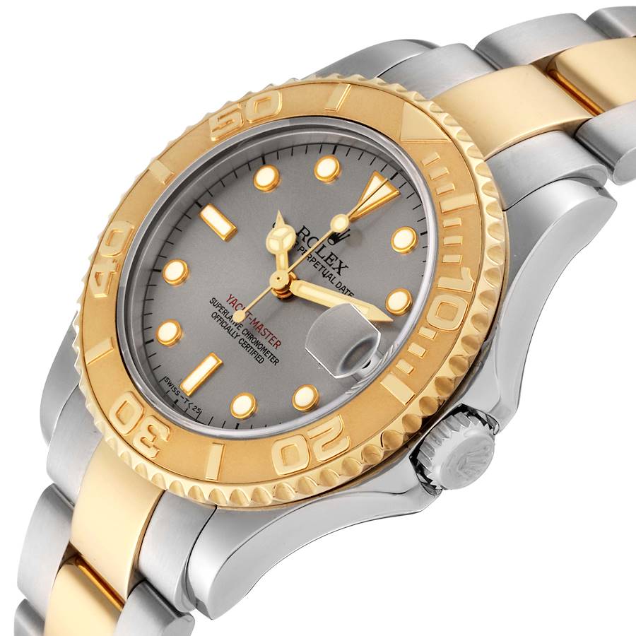Grey Dial Watch - Gold-35MM
