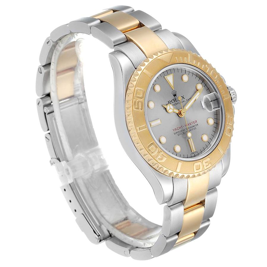 Silver Grey Dial Watch - Gold-40MM