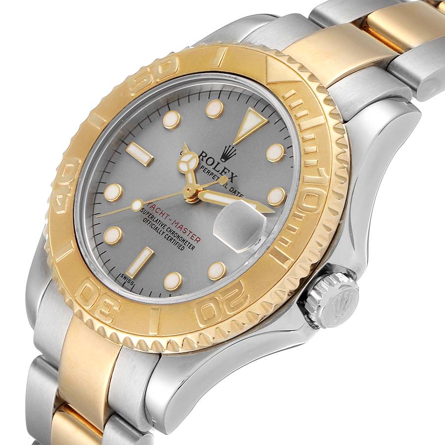 Silver Grey Dial Watch - Gold-40MM