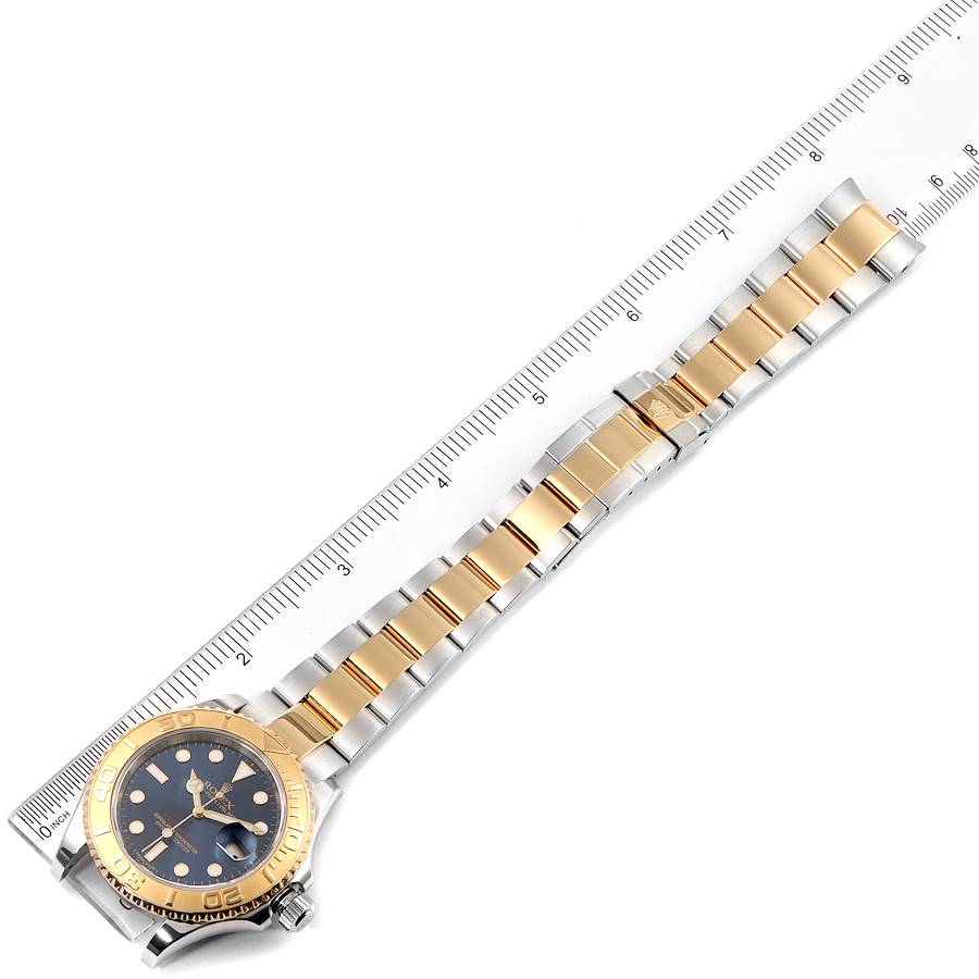 Blue Dial Watch - Gold-40MM