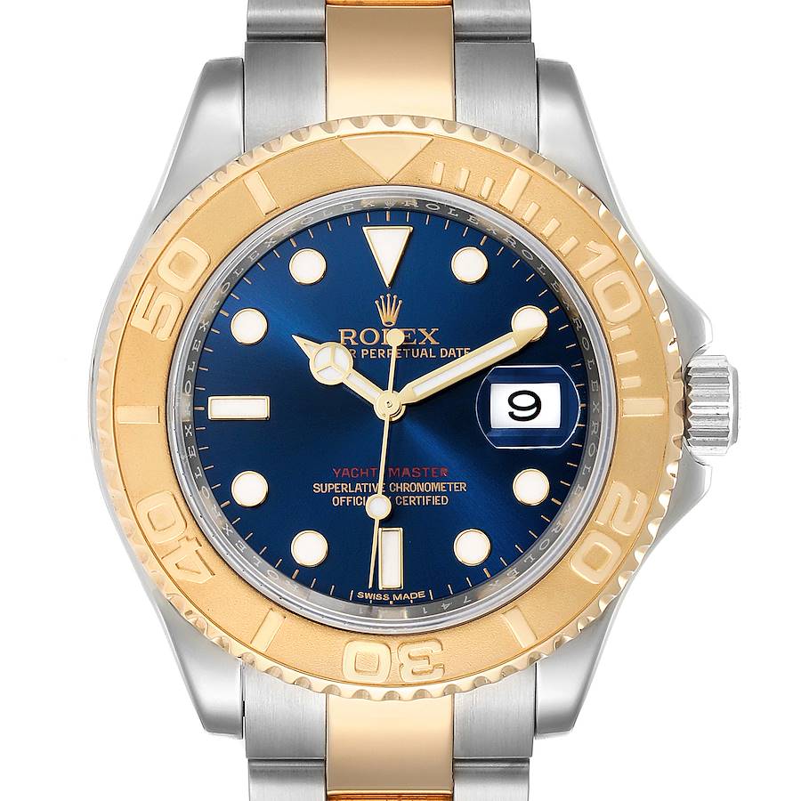 Blue Dial Watch - Gold-40MM