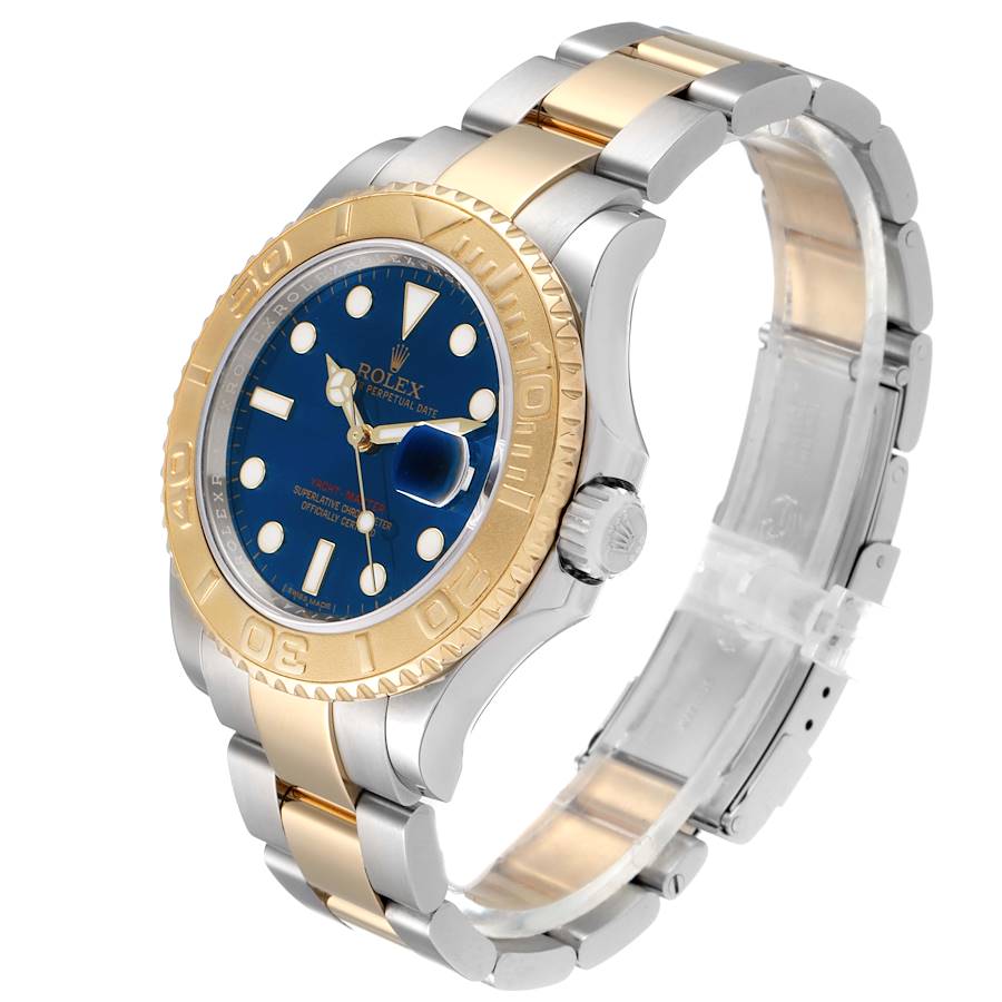 Blue Dial Watch - Gold-40MM