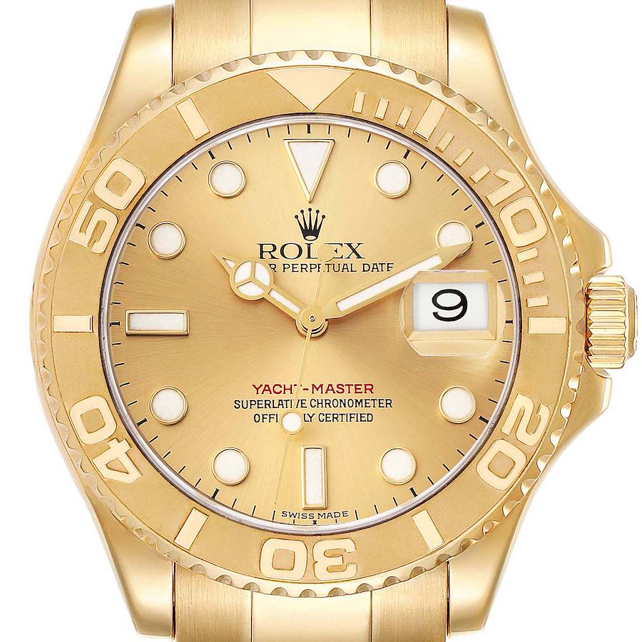 Champagne Dial Watch - Gold-35MM