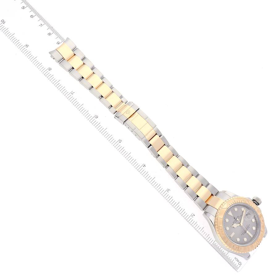 Silver Grey Dial Watch - Gold-29MM