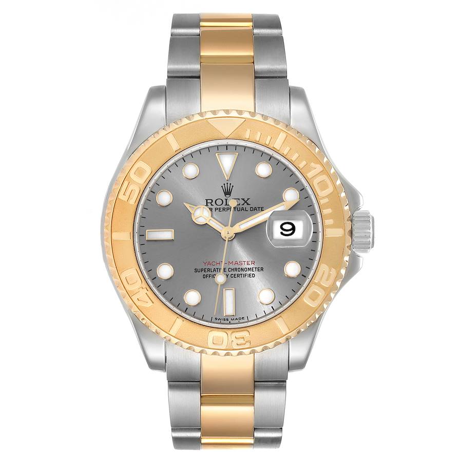 Silver Grey Dial Watch - Gold-29MM