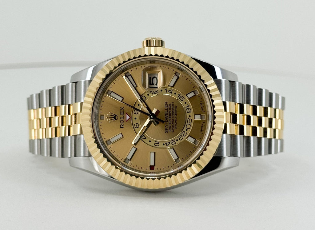 Champagne Dial Watch - Gold-42MM