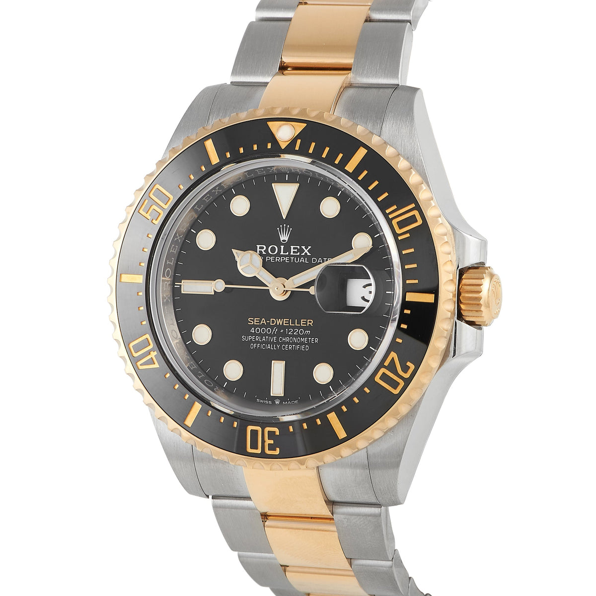 Black dial watch-gold-43MM