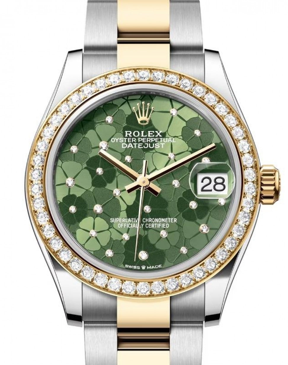 Olive Green Dial Watch - Gold - 31MM