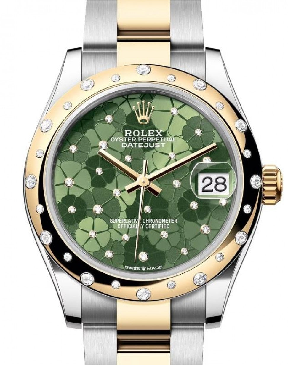 Olive Green Dial Watch - Gold - 31MM