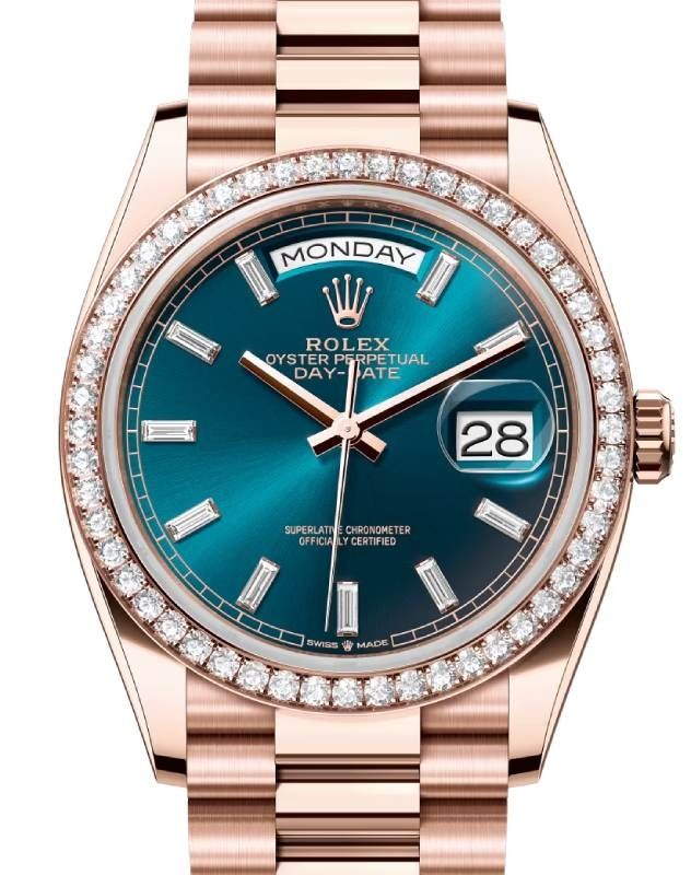 Blue dial - Gold strap - 36mm