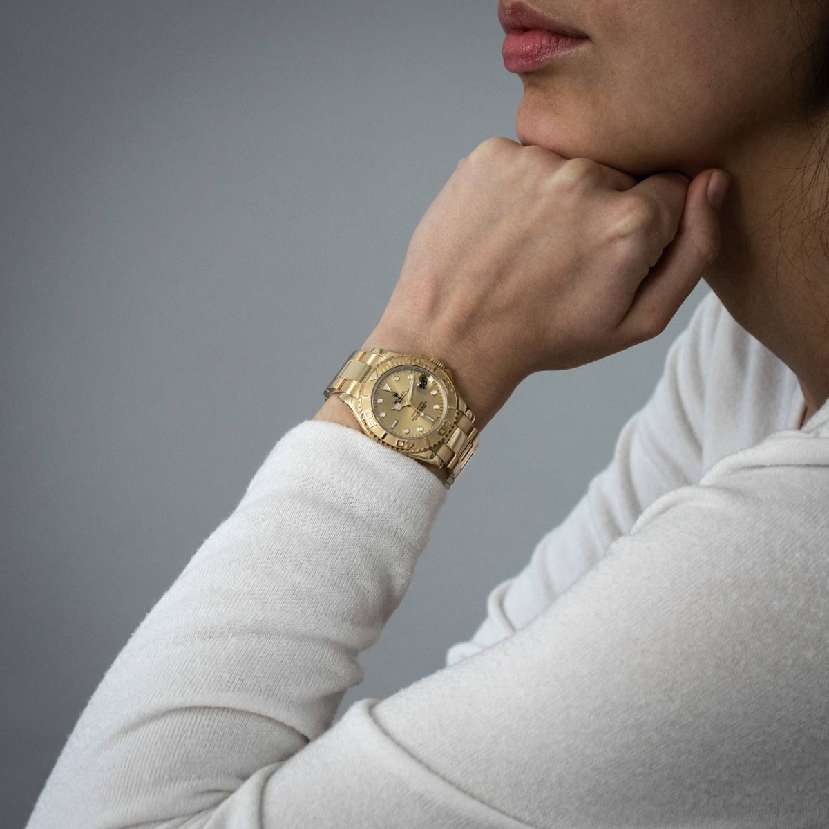 Gold Dial Watch - Gold-29MM