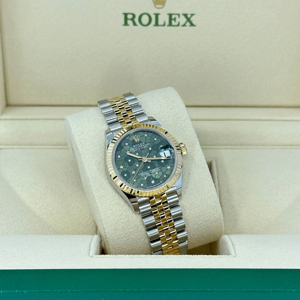 Olive Green Dial Watch - Gold - 31MM