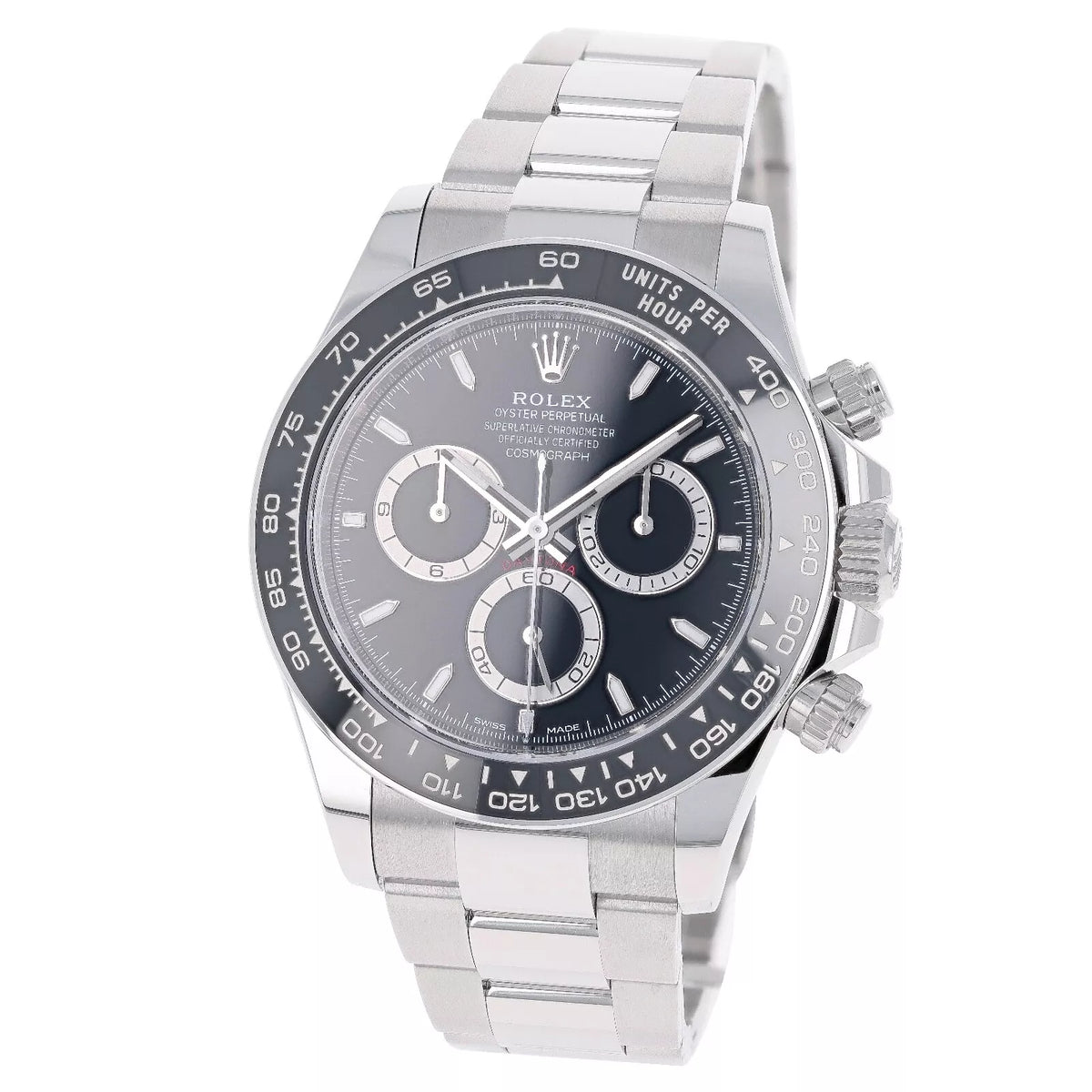 Black dial - Silver strap - 40MM
