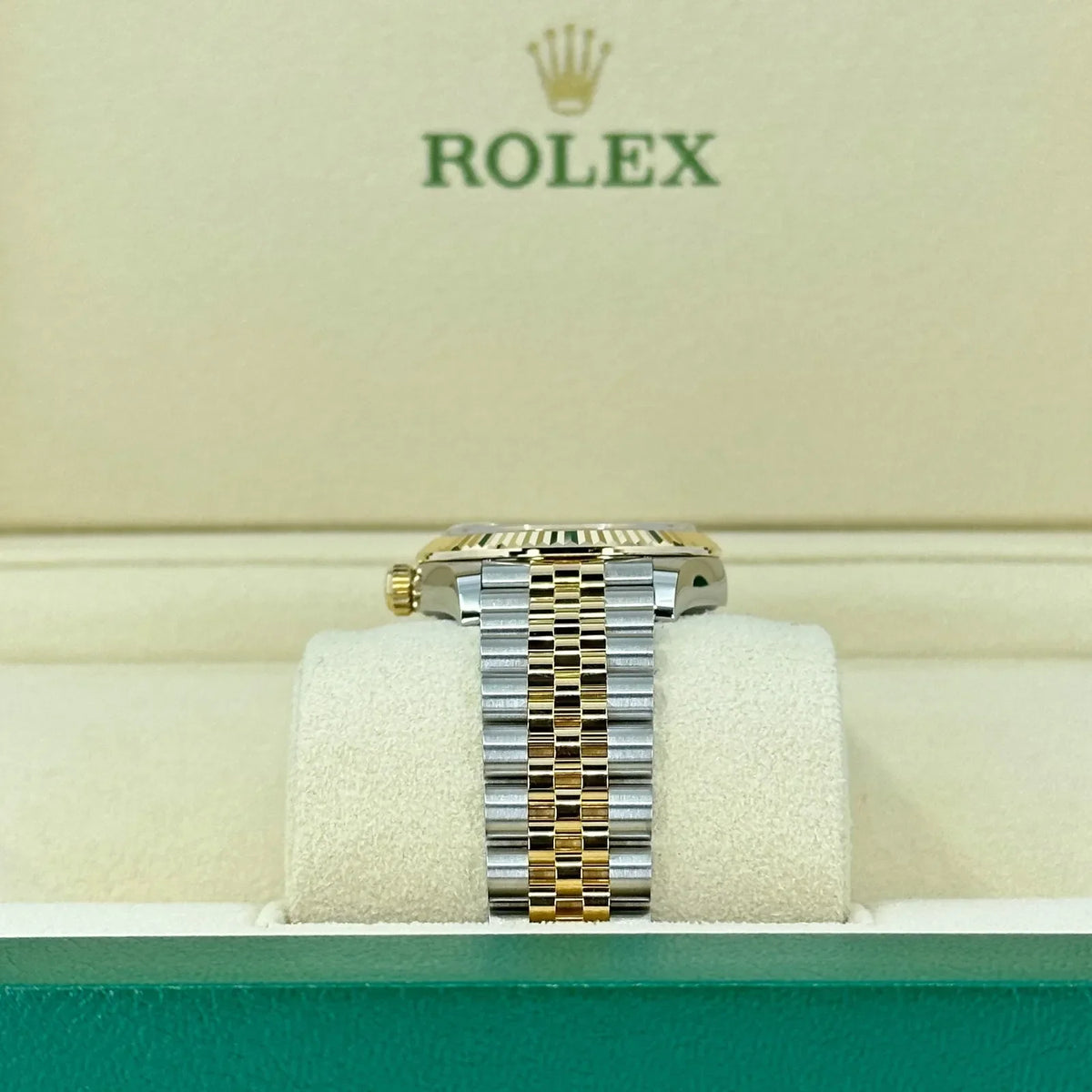 Olive Green Dial Watch - Gold - 31MM