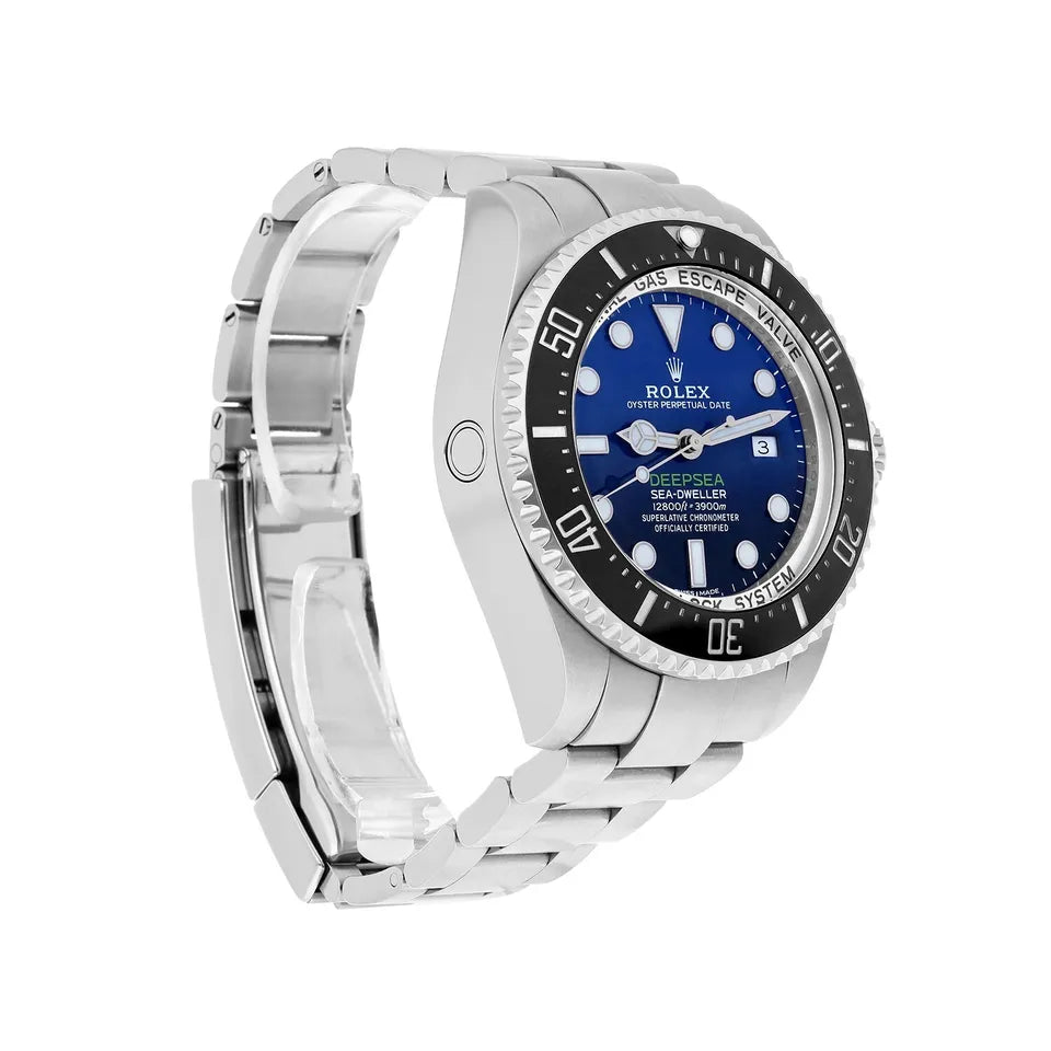 Blue Dial Watch-Silver-44MM
