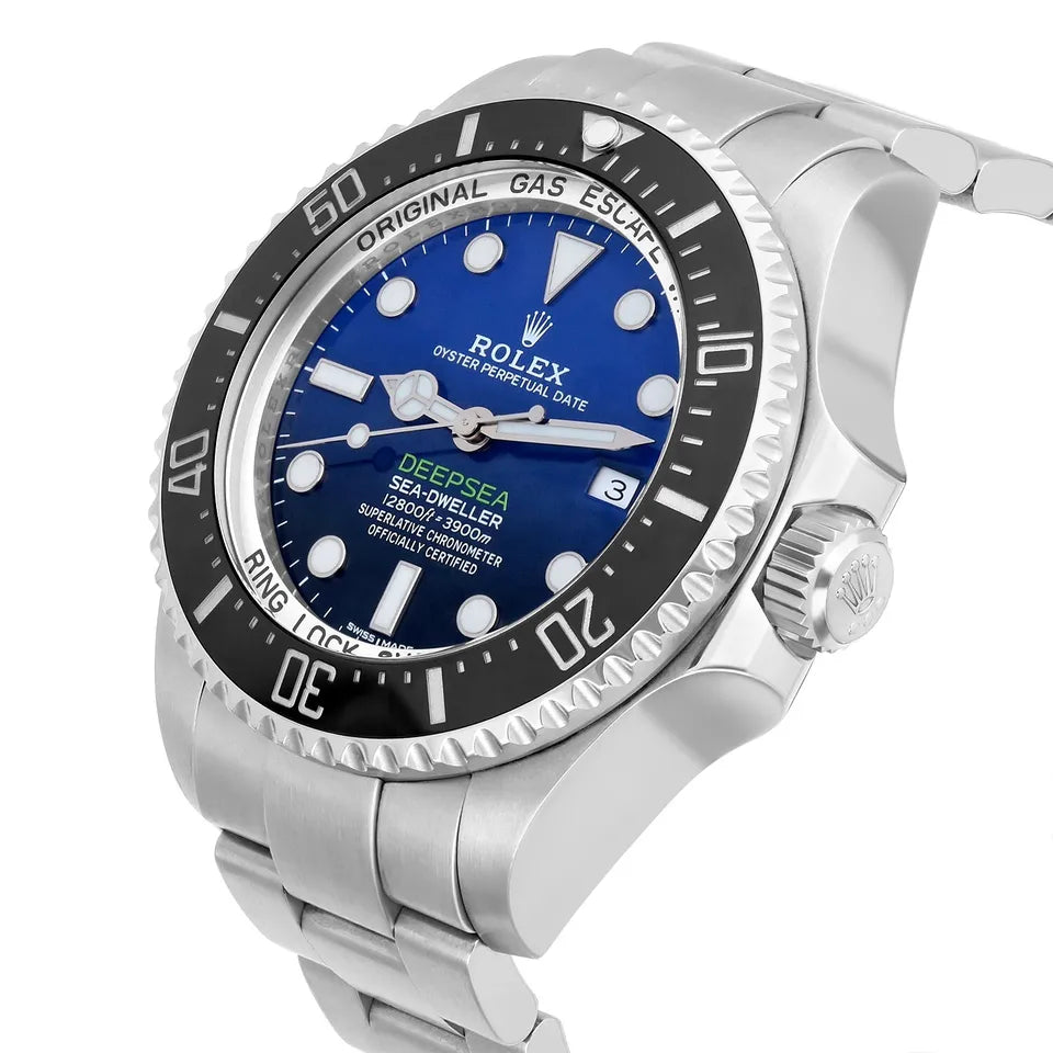 Blue Dial Watch-Silver-44MM