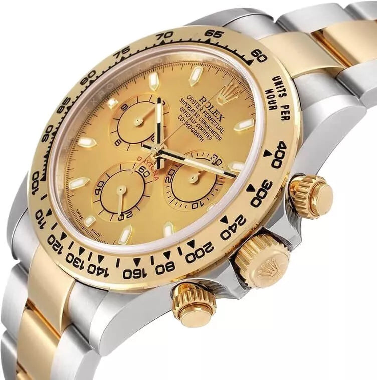 Gold dial - Gold bracelet - 40 mm