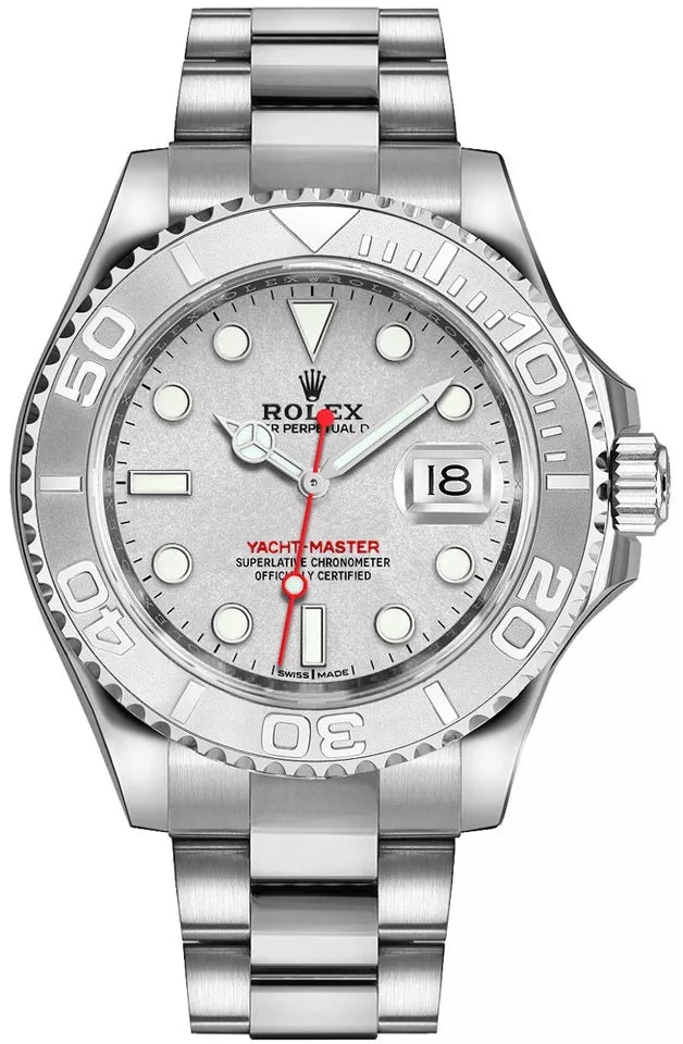 Silver Grey Dial Watch - Silver-40MM