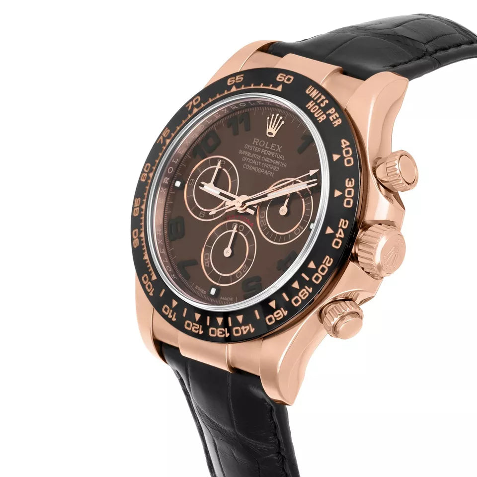 Dark brown dial - black strap -40MM