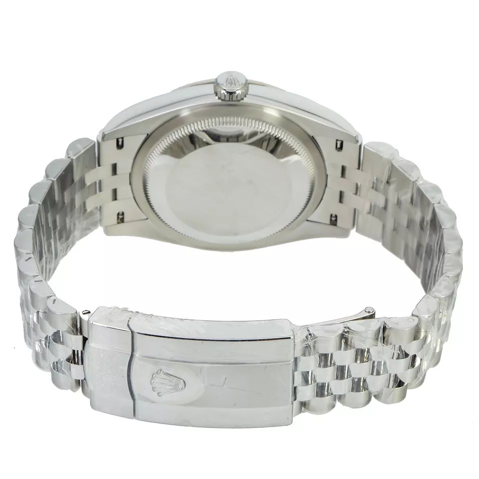 Olive Green Dial Watch -Silver-36MM