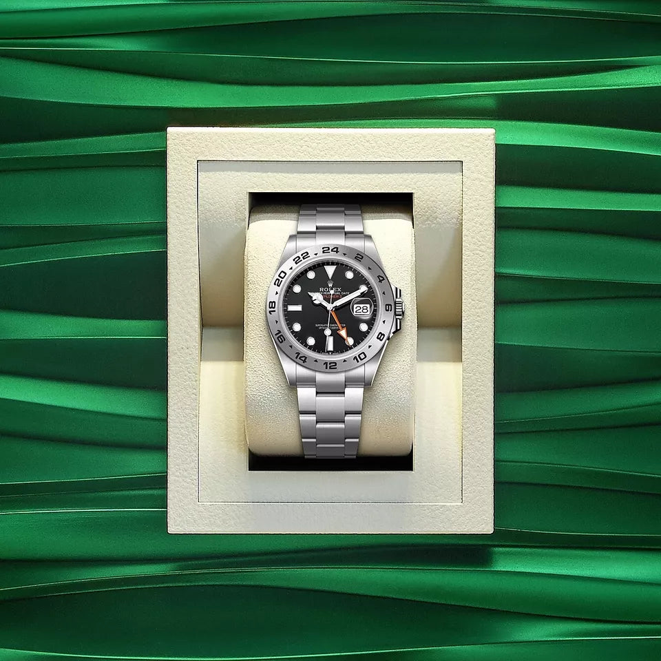 Black Dial Watch-Silver-40MM