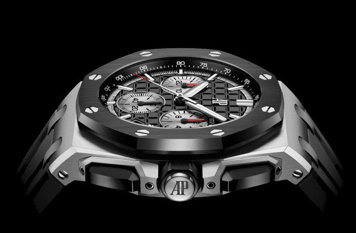 Black strap - Titanium black dial - Watch - 43mm