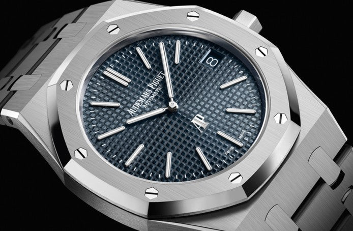 Silver 904L Steel Night Blue - Automatic Watch - 39mm