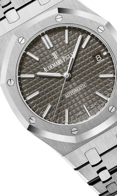 Silver Gold 904L Steel Gray Ruthenium Dial - Watch - 37mm