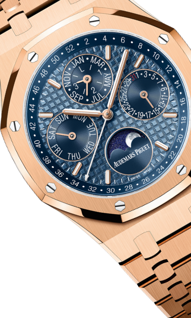Rose Gold 904L Steel Blue Dial - Watch - 41mm