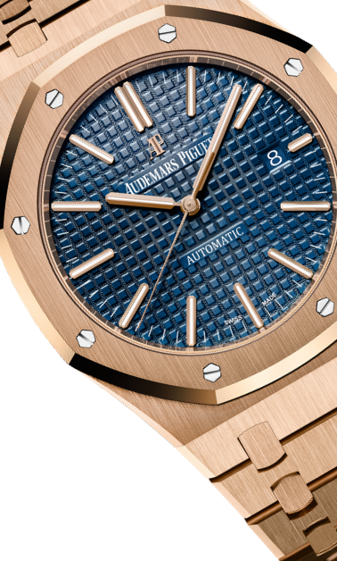 Rose Gold 904L Steel Dark Blue Dial - Watch - 41 mm