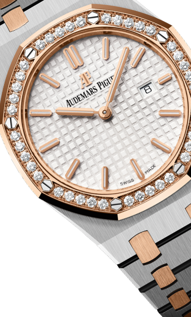 Silver Gold 904L Steel Silver White Dial - Watches - 33mm